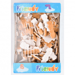 Печиво Friendy Міні-Мішутка з молочною глазур'ю здобне 0,9кг - image-0